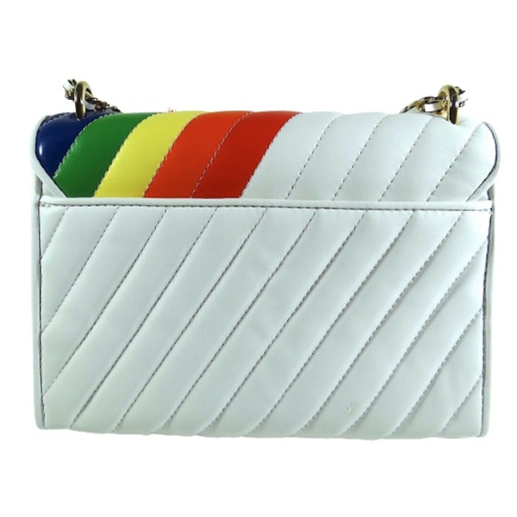 MICHAEL KORS Rainbow Pride Rose Medium Flap Bag - Picture 4 of 7